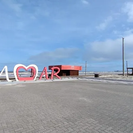 200M Da Praia L Wi-Fi L 4 Pessoas L Churrasqueira L Elevador 3º Andar L Cadeira De Praia E Guarda Sol L Vaga Garagem Tramandai Exterior photo