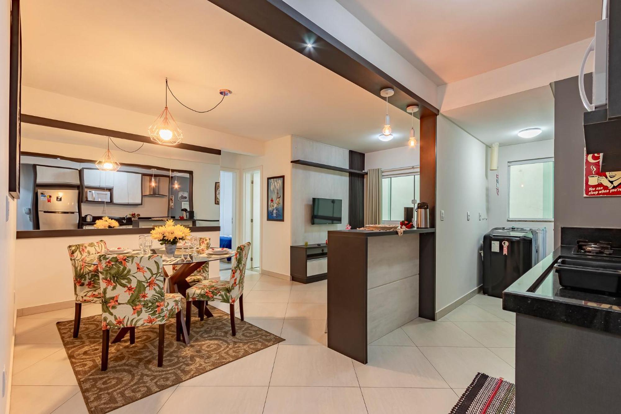 Apartment 200m Da L Wi-fi L 4 Pessoas L Churrasqueira L Elevador 3º Andar L Cadeira De E Guarda Sol L Vaga Garagem